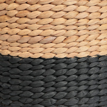 Aimee Modern Minimalist Hand-Woven Hyacinth Stool